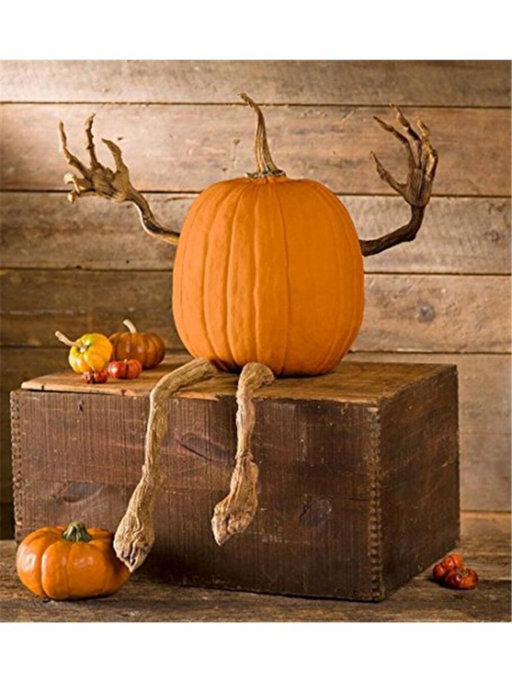 Set of 4 Bendable Pumpkin Arms and Legs | Twisting Vines for